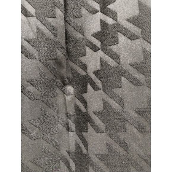 Ann Taylor NWT Size 8p Black Houndstooth Tie Waist Ankle High Rise Tapered Pants - Picture 2 of 8